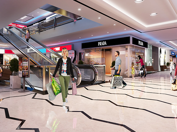 Shopping Area View